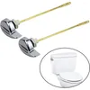 Conjunto de acessórios de banho Acessórios de tanques do banheiro 2pcs Chave da chave da chave lutada Frente Fronteiro Puttle Put Fush Sanitary Handle