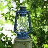Table Lamps Outdoor Retro Camping Kerosene Lamp Bronze Colored Oil Lamp Vintage Portable Lantern Indoor Decoration Table Lamps R231114