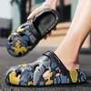 Slippare Soliben Sandals Man Graden Shoes Clogs Outdoor Casual Men's Summer Print Beach Flipflop 230328