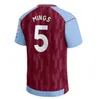 2023 2024 Kit de maillot de football pour enfants Accueil 23 24 AsTOn VilLaS Maillot de football Fans à l'extérieur Version 3ème joueur Camisetas Mings McGinn Buendia Watkins Maillot Maillots de football