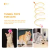Toys de gato gatinho tocar túnel interativo brinquedo para gatos tocando