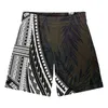 Herren Shorts Polynesian Tribal Samoan Totem Tattoo Samoa Drucke Fitness Jogginghose Mann Sommer Fitnessstudios Workout Männlich Atmungsaktive Mesh Jogger