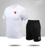 Stade Brestois 29 heren trainingspakken kleding zomer korte mouwen vrijetijdssportkleding jogging puur katoenen ademend shirt