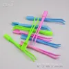 2025 Pipe tools, tweezers, shovels, two in one color micro spoons, small tweezers, hardware and plastic disposable