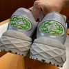 Sneakers di marca Discovery Lace Up Scarpe sportive da uomo Inverno Grigio Materiali misti di mesh e materiali sintetici Suola in gomma Inserto in TPU Scarpe da corsa da uomo