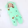 Sovsäckar vinter baby sovsäck för barn baby född väska wrap sömn säck höst avokado filtar mjuka för barn varm född 231114