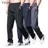 Men's Pants Summer Casual Pants Mens Oversized Sweatpants Gray Black Wide Resistant Breathable Track Pants Running Tracksuit Trousers 6XL W0414