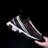 2024 Perfect Brand Men Tape Sorrento Sneakers Shoes Rhinestones Crystals Man Slip-On Stretch Sock Sports Mesh Black White Red Glitter Trevlig Walking With Box EU35-45