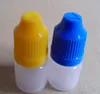 空の目滴針ボトル3ml PEソフトプラスチックドロッパーボトル付きキャップキャップEシガン液ボトル高速配送