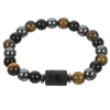 Charm-Armbänder, Perlen, Naturstein-Armband, Herren, Obsidian, Perlen, Damen, Unisex-Schmuck