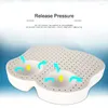 Oreiller PurenLatex Thaïlande Improted Latex Naturel Chaise Hanches Tapis De Siège Orthopédique Coccyx Protect Pad