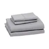 Sheets Set Battilo Bed Sheet Set 4-Piece Bedding Set With Pillows Luxury Super Soft Bed Flat Fond Set för Twin/Full/Queen/King 231114