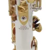 Saxofone soprano de marca japonesa S-9930 (W030), chave G alta de cobre antigo com todos os acessórios, envio rápido