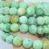 Loose Gemstones Natural Clean Quality Variscite Round Beads Bracelet 12.3mm-12.5mm