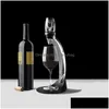 Bar Tools Eco Friendly Deluxe Wine Belüfter Tower Set Rotglas Zubehör Quick Magic Decanter mit Geschenkbox Crystal Acrylics Whole Dhsga