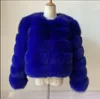 Women's Fur Faux Fur Women Autumn Winter Imitation Fox Fur Faux Fur Coat Women's Short Long Sleeve Fur Artificial Fur Coat 231113