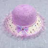 Hoeden mode baby kinderen strand zon hoed bescherming strop