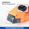 Zonesun Handheld Electric Strapping Machine PP/PET Strip Belt Portable Lithium laddningsbart batteridraftförpackningsmaskin ZS-PQ2