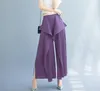 New ISSEY Casual Pleated Pants Fashion Strap Pants Temperament Irregular Pants 8