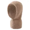 SCARPE I Cappelli inverno Balaclava per menwomen Unisex Capo con cappuccio a maglia Cappuccio con cappuccio da esterno Cullente con covo monopezzo berretti per collo monopezzo