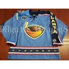 SL Vintage Atlanta Thrashers Trikots 17 Ilya Kovalchuk 15 Dany Heatley 18 Marian Hossa Blue Red White Hockey