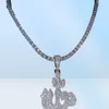 Dout CZ Allah Pendant Necklace 5A 입방 지르코니아 힙합 아이스 여성 3925639