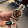 U1 TOP AAA WEAKTY SAPPHIRE Crystal Automatyczne mechaniczne 69178 Wysokiej jakości zegarki Datejust Jubileusz Red Gold Diamond Bezel Lady Watch 26 mm Montre de Luxe A550