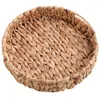 Dinnerware Sets Woven Fruit Basket Sundries Holder Toys Vegetable Storage Water Hyacinth Practical Office