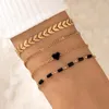 Bracelets à maillons tendance pour femmes et filles, chaîne à main multicouche, costume, bijoux cadeaux, vente en gros