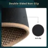 Tapijt linnen weefsel keukenvloer mat anti slip gewassen tapijt rubberen bodem natuurlijke twill vlas inzenddeur lange oliebestendig duurzaam 230413