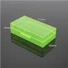 Portable Carrying Boxes 18650 Battery Case Storage Acrylic Box Colorful Plastic Safety cases for 18650 16340 Battery ZZ