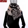 Sjaals Kasjmier sjaal Luipaard geruite print Wintermode Voor dames kwastje Shl Plaid lange sjaals Merk oversized wollen wraps pashmina YQ231114