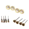 Brushes 45 PC Brass Wire Wheel Set for Accessories Rotary Tools Polish Clean 230414