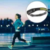 Scheinwerfer USB wiederaufladbare starke LED-Lampe mit weichem Silikonmaterial verstellbarem Stirnband für Nachtfahrten zu Fuß
