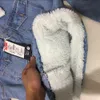 Erkek Ceketler Büyük Boy S6XL Erkekler Kış Ceket Moda Polar Dinli Dış Giyim Ceket Fuax Fur Mens Kalın Sıcak Mavi Siyah 231113