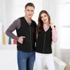 Men's Vests Winter Warm Men Jacket smart Heated Vest USB trekking Electric Heating Jacket Body Warmer Heating Pad hunting heated vest Jacket 231113