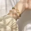 Strand Homme Femmes Rétro Charme Perles Naturelles Perles De Cristal Bracelet Mixte Micro-incrusté Zircon Pendentif Décoration Bracelet Cadeau de Fête des Mères