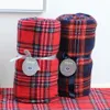 Blankets Winter Warm Wool Plaid Bed Sofa Blankets Vintage Sheep Velvet Throw Blanket Flannel Scottish Grid Plush Blanket Home Decor D30 230414