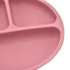 Tasses Vaisselles Ustensiles Assiette à manger en silicone sans danger pour bébé Vaisselle pour enfants de qualité alimentaire