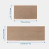Carpet Linen Weave Kitchen Floor Mat Anti slip Washed Rug Rubber Bottom Natural Twill Flax Entry Door Long Oil resistant Durable 230413