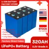 4-48 pz 3.2 V Lifepo4 310AH 320AH lifepo4 batteria ricaricabile CELL per sistema di accumulo solare fotovoltaico RV esentasse