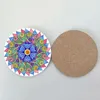 Feest gunst Mandala houten koffiekopkussenbord aangepaste decoratieve biermarkering cadeaus MAT 8 PCS CP04MA021