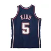 GH Jason Kidd Net Vince Carter New Basketball Jersey Mitch and Ness Throwback Grey Size S-XX