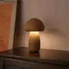 Nachtverlichting Nachtlampje met aanraakschakelaar Houten schattig Paddestoel Nachtkastje Lamp Geavanceerde Sense LED Decoratief Omgevingslicht Paddestoel Q231114