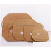 Present Wrap Rice Paper Bag Tea Packaging Cardboard S Kraft Väskor Matförvaring Standing Packing LX0043 Drop Delivery Home Garden DHH9J