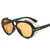 A112 WOMENS 2022 Märkesdesigner Överdimensionerade nyanser 90 -talets retro svartgul pilot Sun Glasses Lady UV400 Beach Eyewear