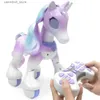 Electric/RC Animals Electric Smart Horse Toy for Children Remote Control Robots Ny Touch Induktion Elektroniska husdjur Utbildningsleksaker Q231114