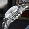 Wysokiej jakości najlepsza marka Graxx Seixx zegarek zegarek ze stali nierdzewnej Luminous podwójna strefa czasowa wielofunkcyjna chronograf ruch Mantre Montre Montre