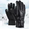 Gants à cinq doigts Gants chauffants pour vélo Gants chauffants USB Coupe-vent Cyclisme Équitation Ski Hiver Chaud Chauffe-mains Alimenté par USB Pour Hommes Femmes 231113