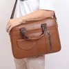 Портфели из натуральной кожи для мужчин, сумки-мессенджеры, мужская брендовая сумка, натуральный портфель для мужчин, 15,6-дюймовый ноутбук